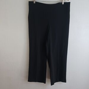 Alfred Dunner proportioned short confort waist black pants size 18p